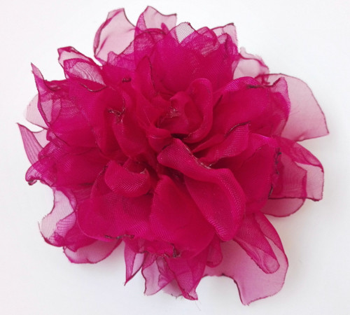 Organzová fuchsiová — foto 1