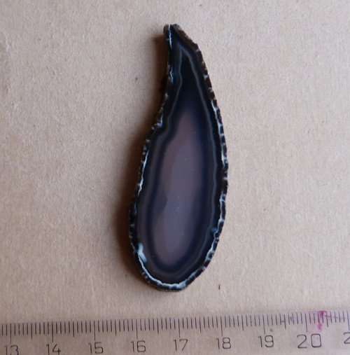 Achát plátek - 6,5 cm — foto 1