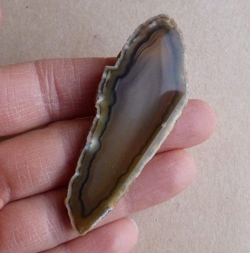 Achát plátek - 6,8 cm