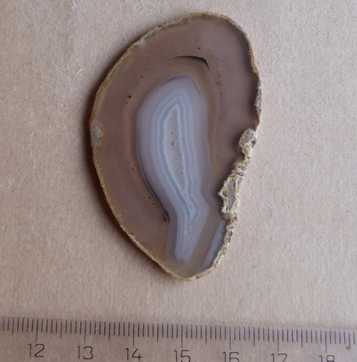Achát plátek - 6 cm