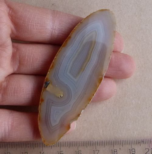 Achát plátek - 7,9 cm — foto 1