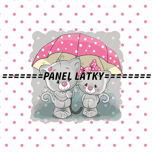 Bavlněný panel 25 x 25cm