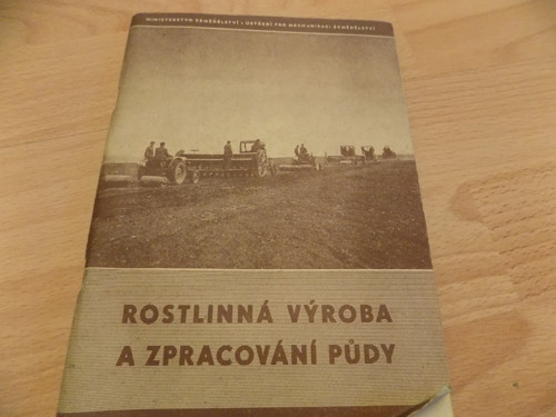 Rostlinná výroba a zpracování původy - rok 1950
