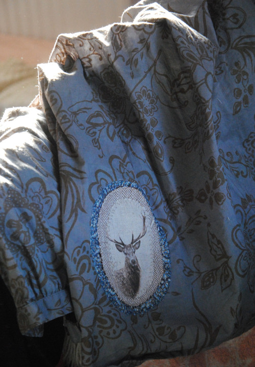 "Deer II", RECY tunika, vel.M - XL — foto 1