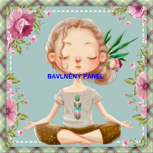 Bavlněný panel 25 x 25cm