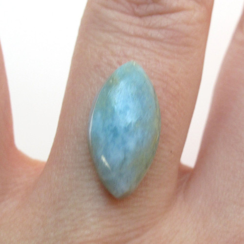 Kabošon larimar slza 17,1mm REZERVACE — foto 1