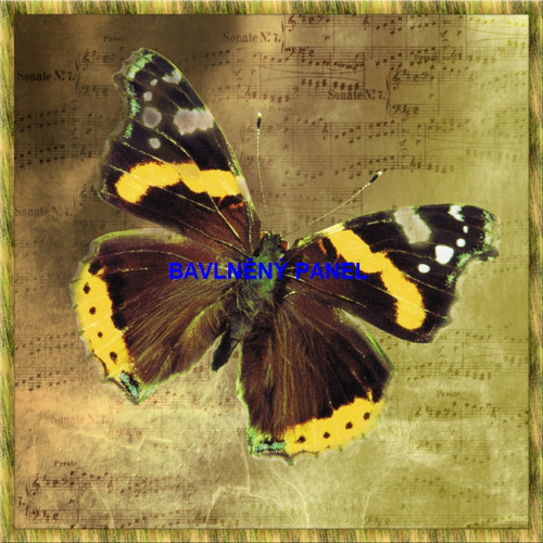 Bavlněný panel 25 x 25cm