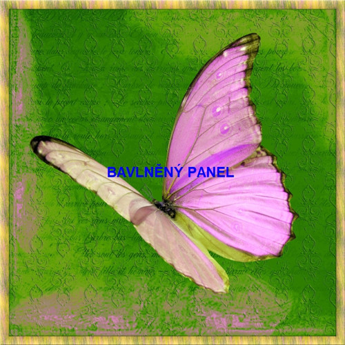 Bavlněný panel 25 x 25cm
