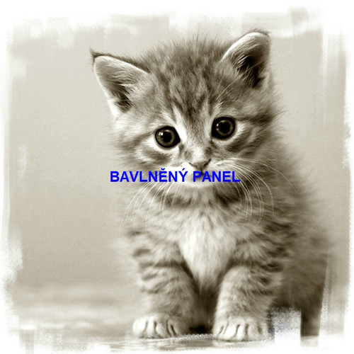 Bavlněný panel 25 x 25cm