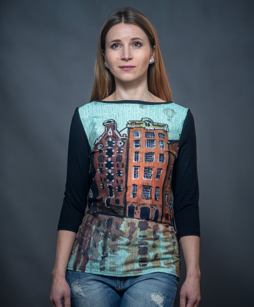 Tričko S DOMY — foto 1