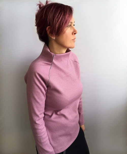 Zelinkavá mikina HANE LILA — foto 1