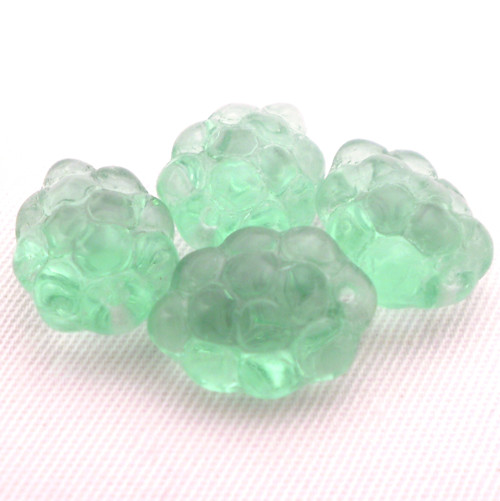 4ks Korálky Hroznové Víno 14mm Peridot