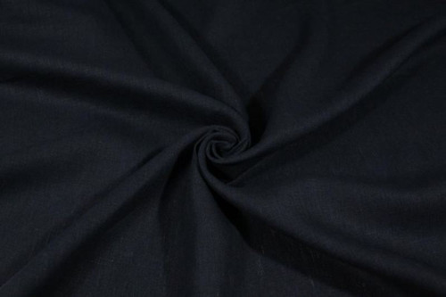 Tmavě modrý len 180g/m2 — foto 1