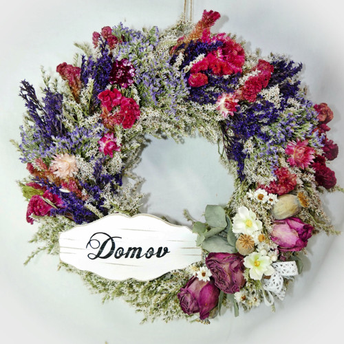Celoroční věnec - Domov /s růžemi / — foto 1