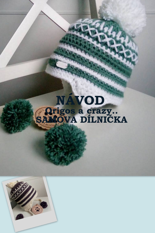 NÁVOD Origoš a crazy... háčkovaná čepice