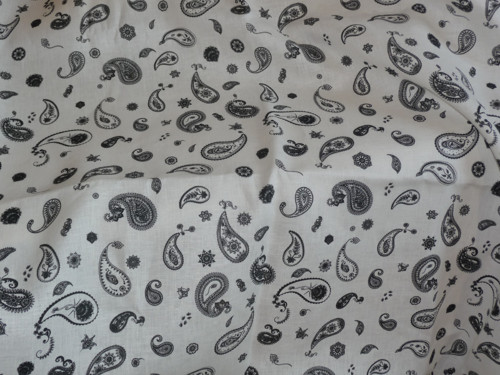 Len se vzory paisley 180g/m2 — foto 1