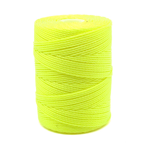 C-lon provázek - Neonově žlutá - 4 m