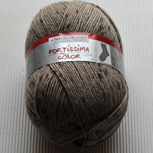 Fortissima Color 6-fach - Tweed Effekt 150g -SLEVA