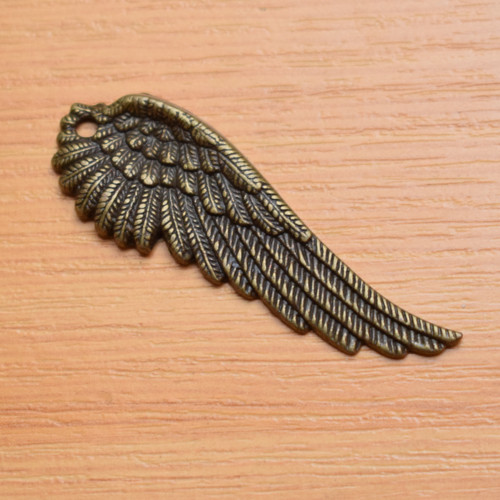 Křídlo - starobronz - 52mm x 17mm