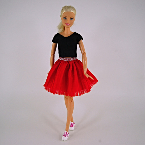 Barbie - Sukýnka Vlčí mák — foto 1