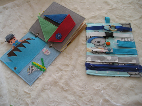 Quiet book+hrací arch