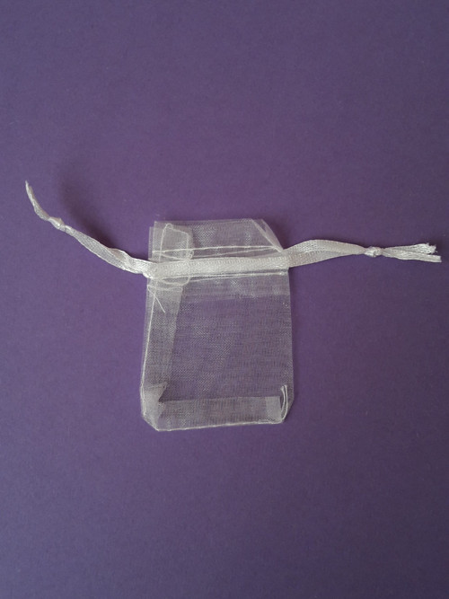 Dárkový pytlík mini 5 x 7 cm bílý