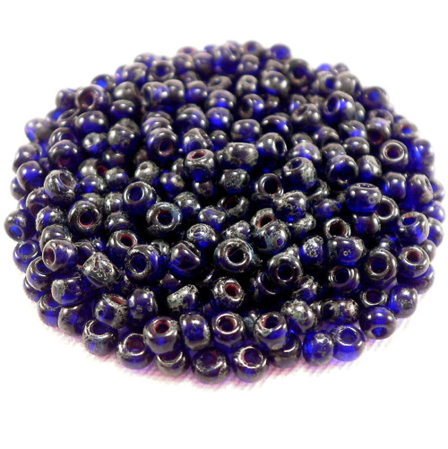 10g Rokajl Preciosa 9/0 (2,4-2,8mm) Dark Sapphire