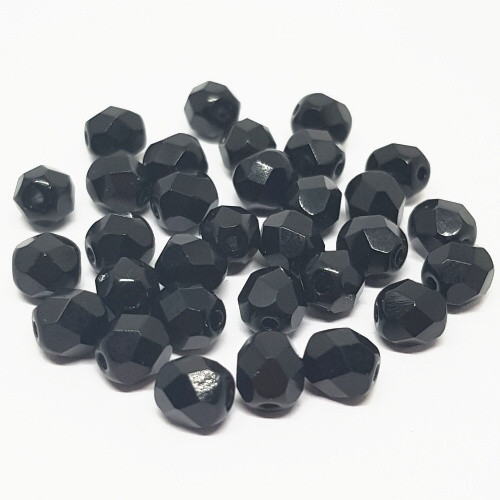 Ohňovky, 6 mm, černá, 30ks