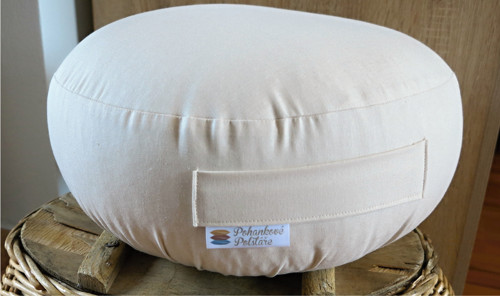 Meditační polštář- pohankový sedák 40cm průměr