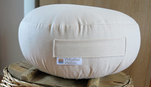 Meditační polštář- pohankový sedák 30cm průměr