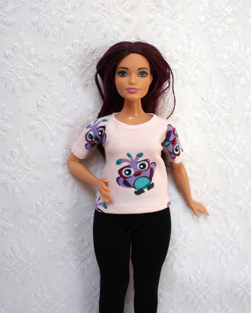 Tričko pro Barbie - curvy - baculku — foto 1