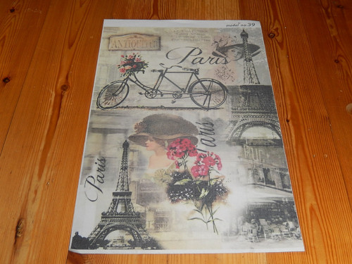 U Eiffelovky - decoupage samolepící papír — foto 1