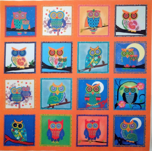 Bavlněná látka - panel sada 35 x 35cm
