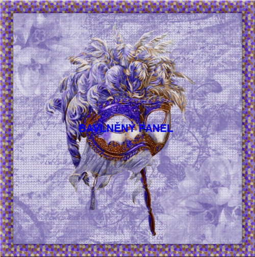 Bavlněný panel 25 x 25cm — foto 1