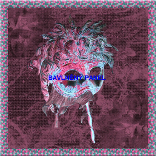Bavlněný panel 25 x 25cm