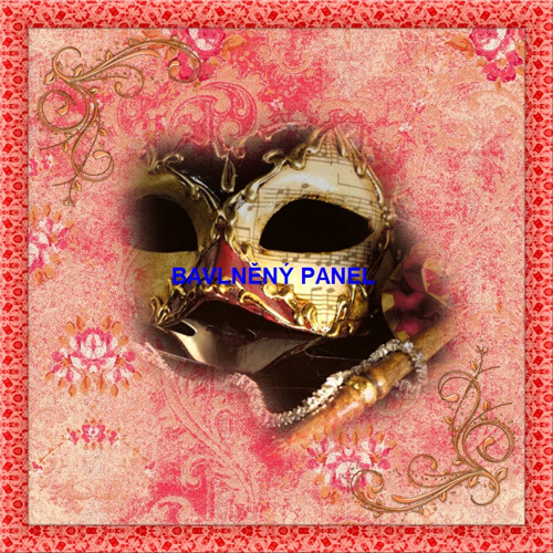 Bavlněný panel 25 x 25cm