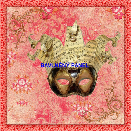 Bavlněný panel 25 x 25cm