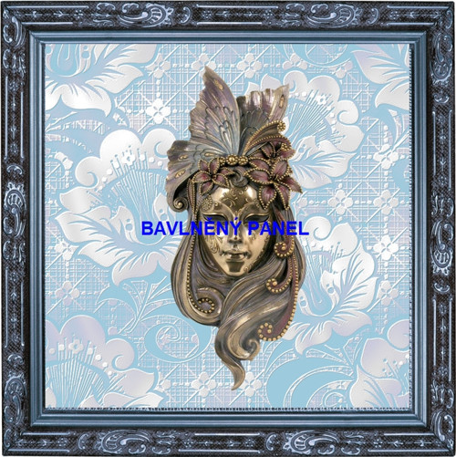 Bavlněný panel 25 x 25cm — foto 1