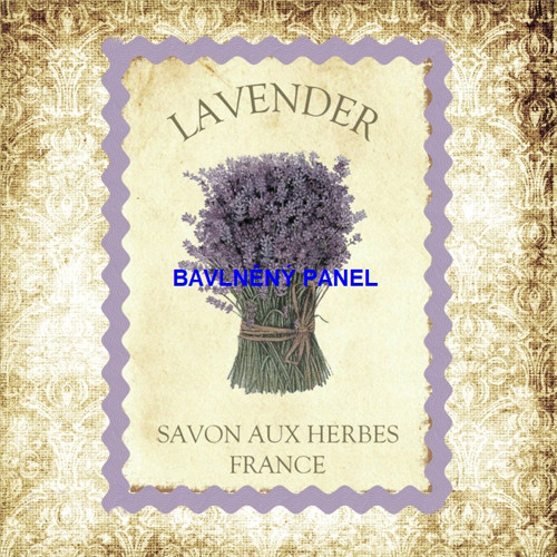 Bavlněný panel 25 x 25cm