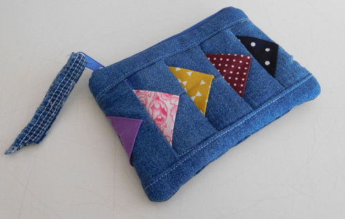 Patchwork jeans - kapsička — foto 1