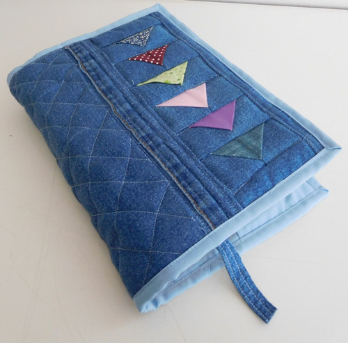 Patchwork jeans - obal na knihu — foto 1