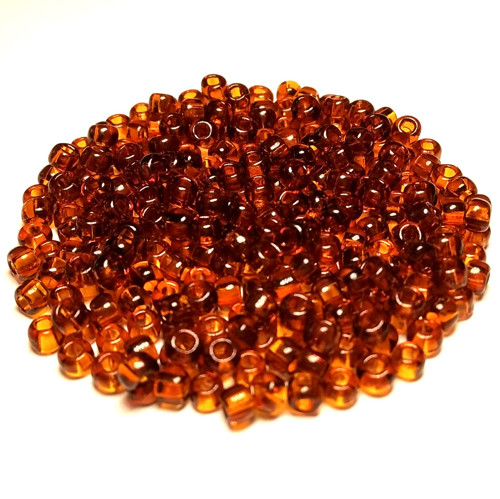 10g Rokajl Preciosa 8/0 (2,8 - 3,2mm) Dark Topaz