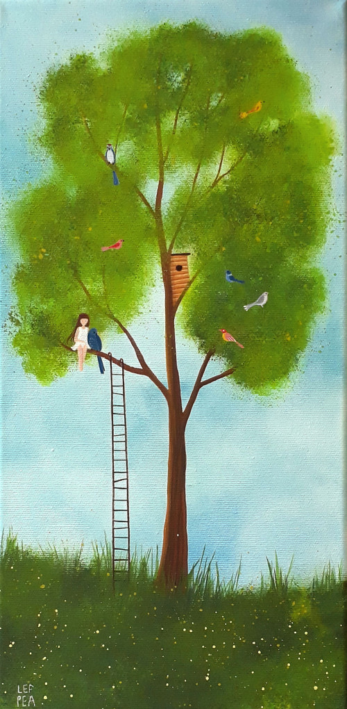 Ptáčkům blíž - 20x40cm — foto 1