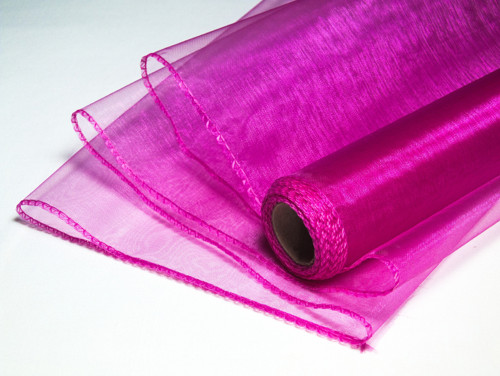 Organza fuchsiová - š. 38 cm/1 m