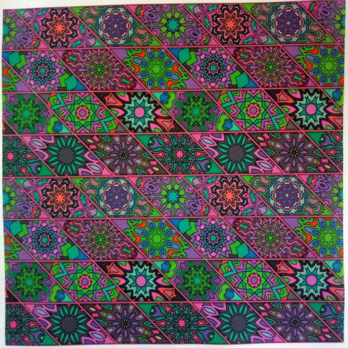 Bavlněná látka - panel 35 x 35 cm