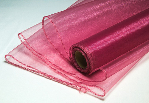 Organza starorůžová - š. 38 cm/1 m