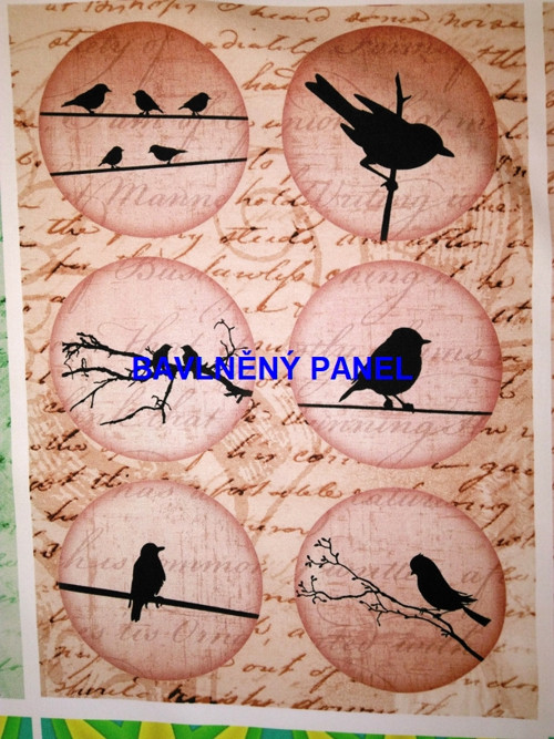 Bavlněná látka - sada 35 x 53 cm