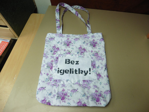 Nákupní taška přes rameno - bez igelitky