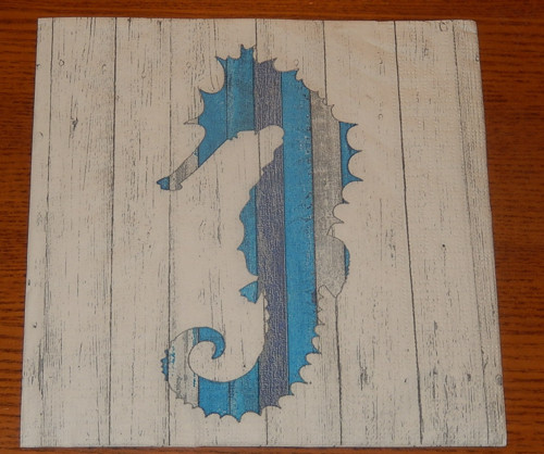 Ubrousek na decoupage - mořský koník