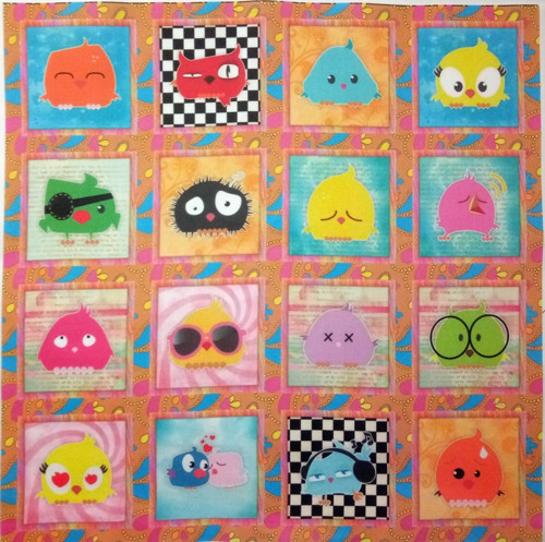 Bavlněná látka - panel sada 47 x 47cm — foto 1